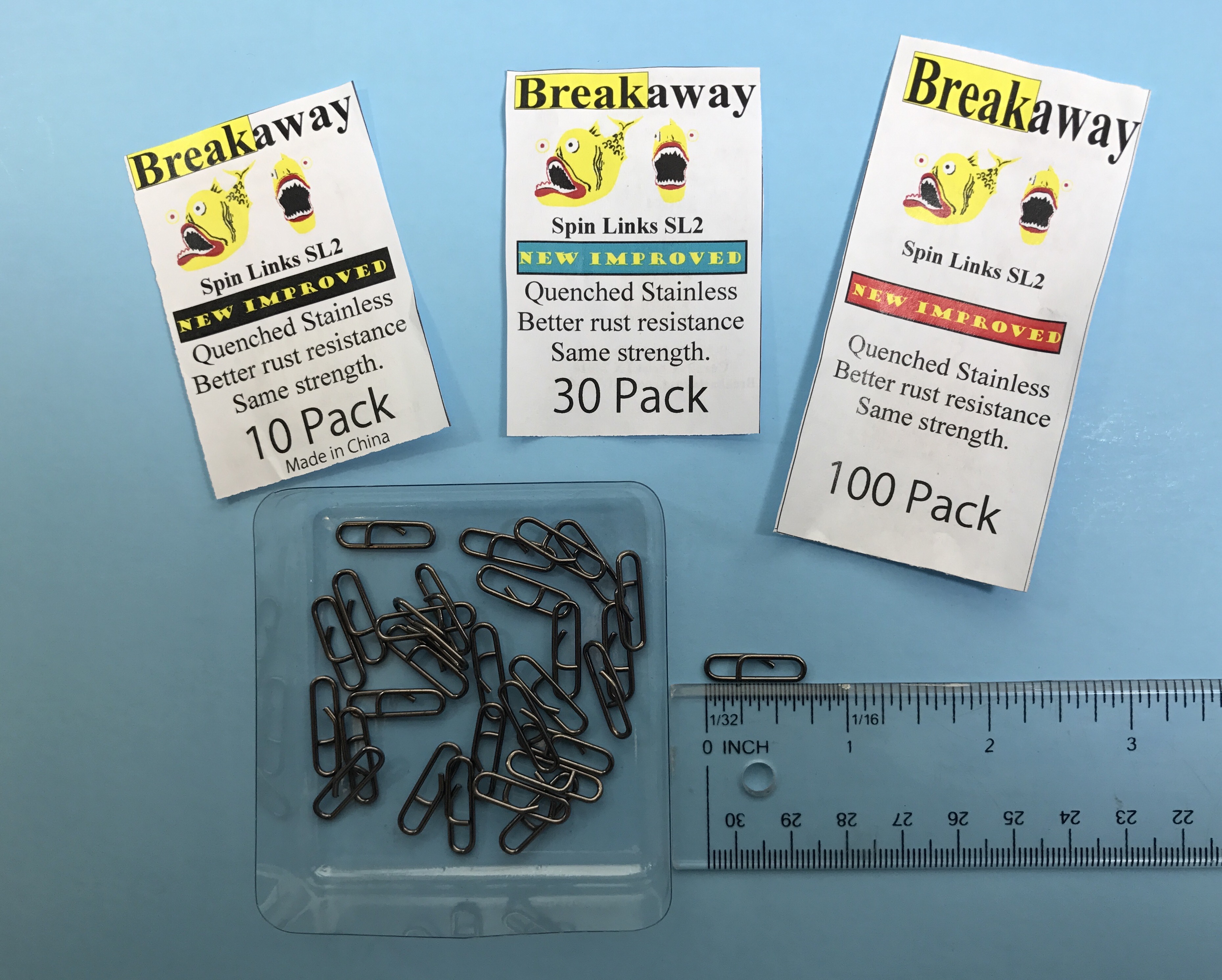 Lure Links Breakaway SpinLink Clips Lure Clips Rig Clips Links 1 to 4 Packs 